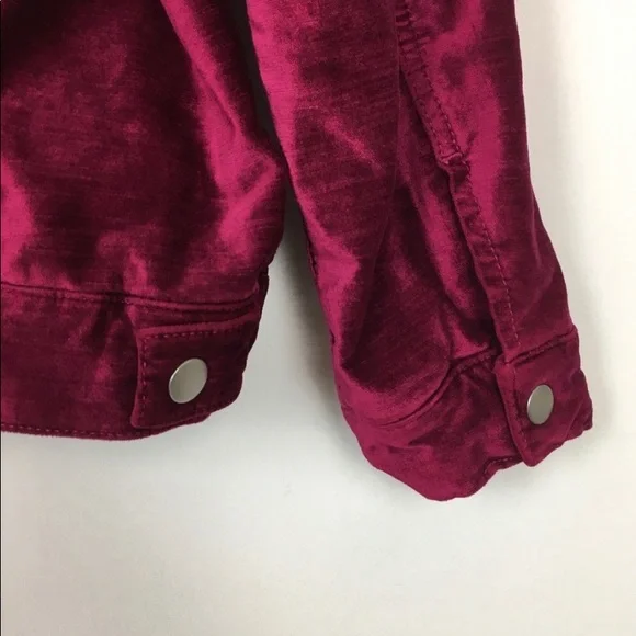 Free People Velvet Trucker Jacket - Picture 7 of 8